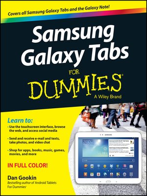 cover image of Samsung Galaxy Tabs For Dummies